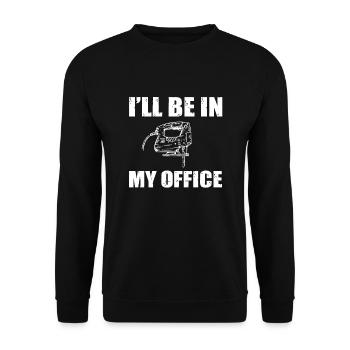 Lustiges Stichsäge Geschenk - Unisex Pullover - Schwarz - Vorne - Alina (178cm) & Michal (187cm)
