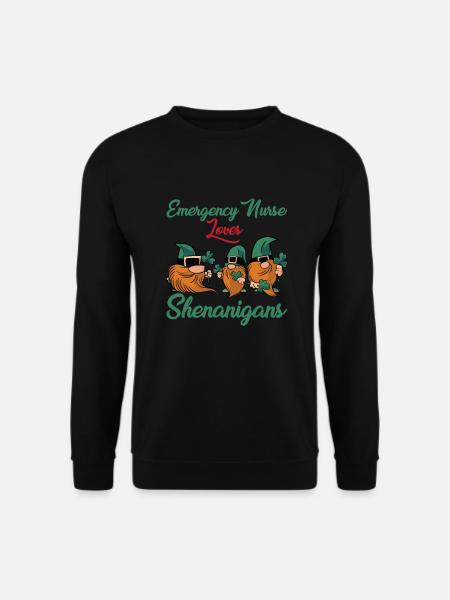 Infirmière d’urgence Saint-Patrick - Sweat-shirt Unisexe - noir