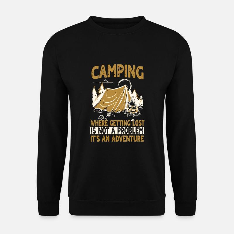 Camping - Unisex Sweatshirt - black