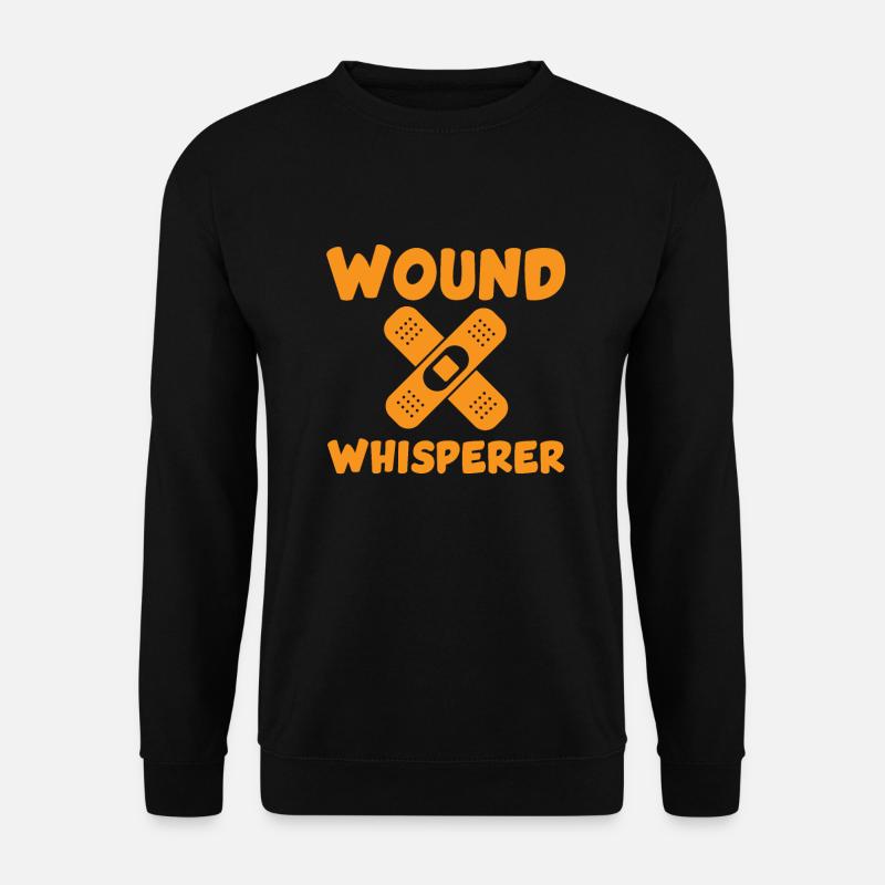 Funny Whisperer Wound Expert - Unisex Sweatshirt - black