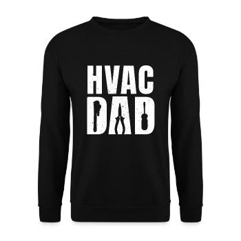 Hlk Father Hlc Technician Men - Unisex Sweatshirt - black - Front - Alina (178cm) & Michal (187cm)