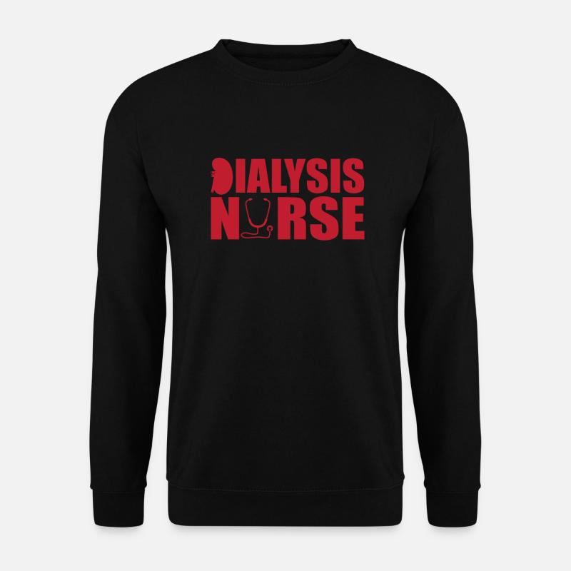 Dialyse Krankenschwester - Unisex Pullover - Schwarz