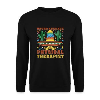 Funny Physiotherapist Costume Cinco De Mayo - Unisex Sweatshirt - black - Front - Alina (178cm) & Michal (187cm)