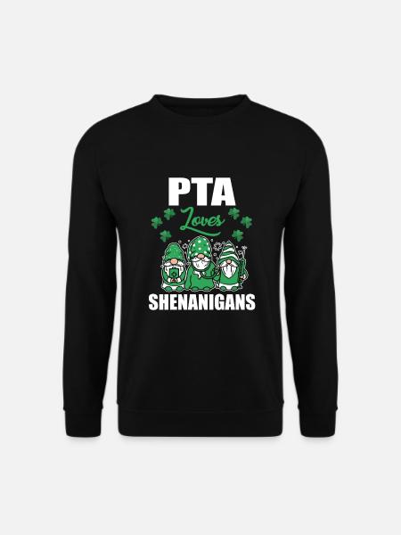 PTA Liebt Shenanigans Irish St. Patricks Day - Unisex Pullover - Schwarz