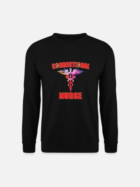 Tolles Strafvollzugskrankenschwester Design - Unisex Pullover - Schwarz