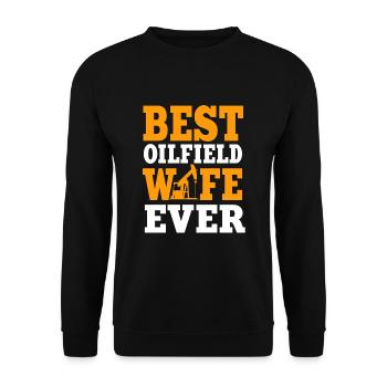 Meilleure femme de champ pétrolifère de tous les temps - Sweat-shirt Unisexe - noir - Devant - Alina (178cm) & Michal (187cm)