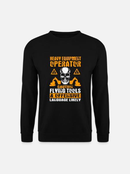 Excavator driver - Unisex Sweatshirt - black