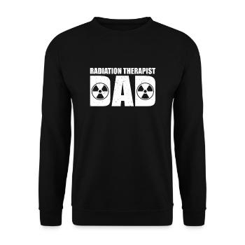 Strahlentherapeut Papa Onkologie Männer - Unisex Pullover - Schwarz - Vorne - Alina (178cm) & Michal (187cm)