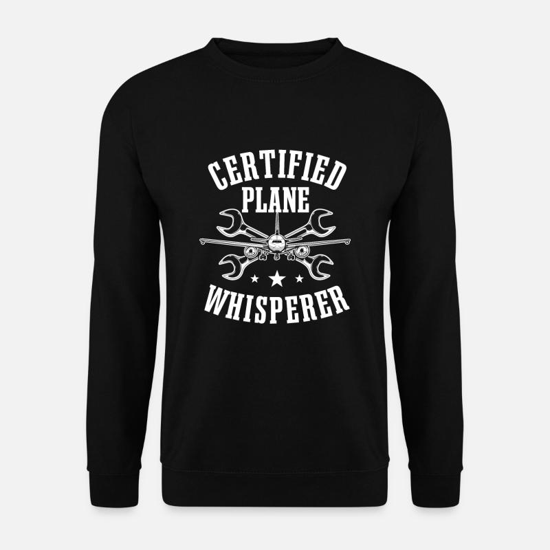 Funny Airplane Mechanic Saying - Unisex Sweatshirt - black