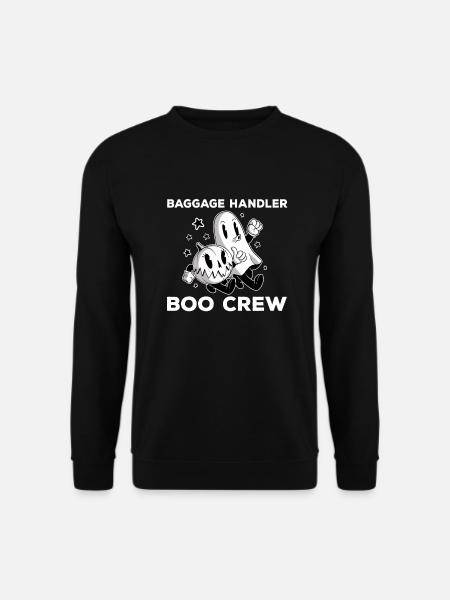 Baggage handler Boo Crew Halloween - Unisex Sweatshirt - black