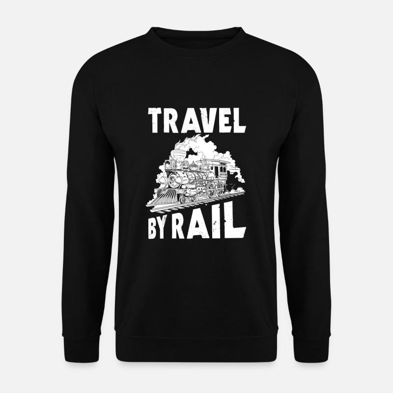 Reisen Sie Mit Der Bahn - Unisex Pullover - Schwarz