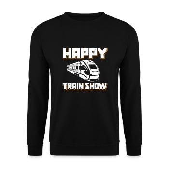 Bon spectacle de train - Sweat-shirt Unisexe - noir - Devant - Alina (178cm) & Michal (187cm)