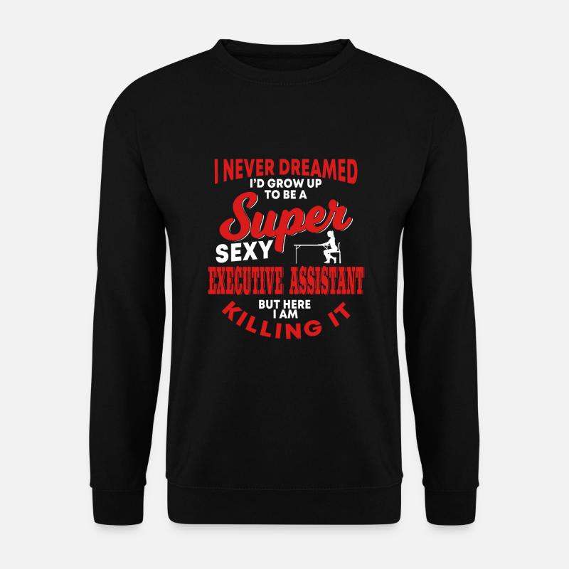 Vorstandsassistentin - Unisex Pullover - Schwarz