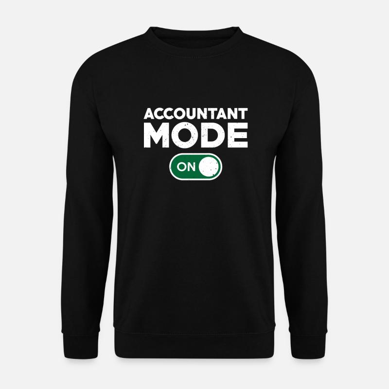 Mode comptable drôle en tenue - Sweat-shirt Unisexe - noir