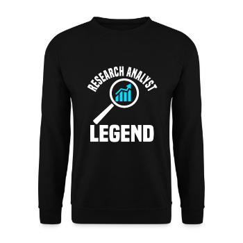 Grande tenue de légende pour - Sweat-shirt Unisexe - noir - Devant - Alina (178cm) & Michal (187cm)