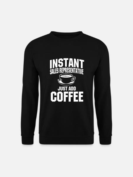 Sales Representative Coffee Lovers - Unisex Sweatshirt - black