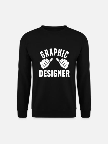 Cool Graphic Designer Gift Idea - Unisex Sweatshirt - black