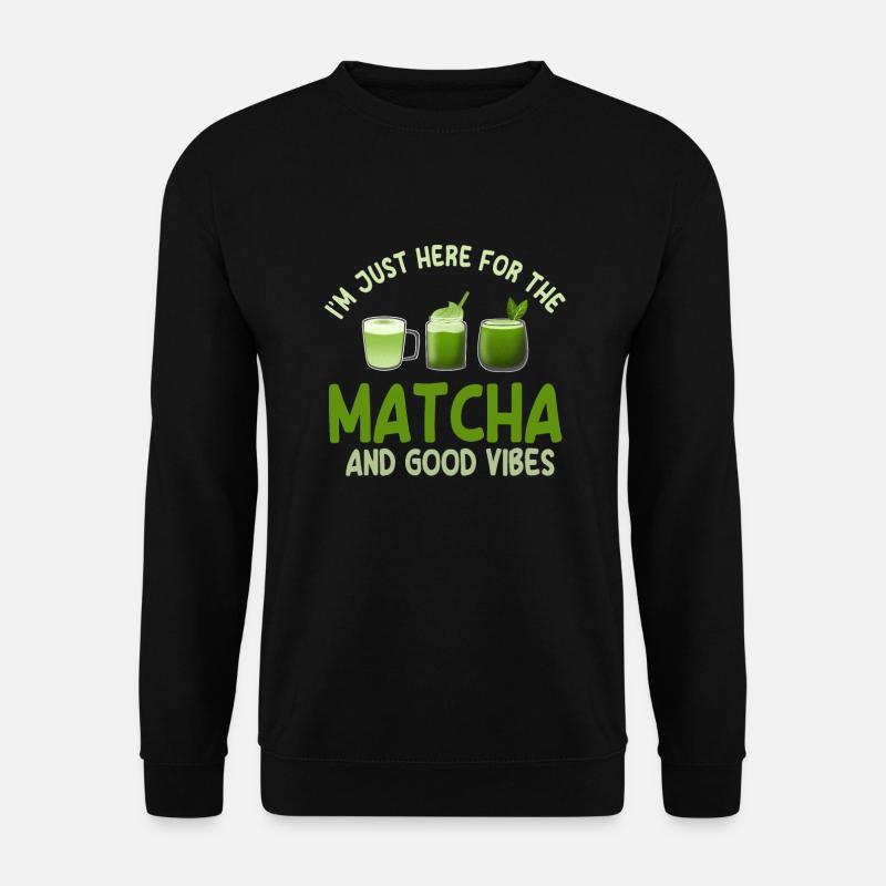 Matcha Latte - Unisex Pullover - Schwarz