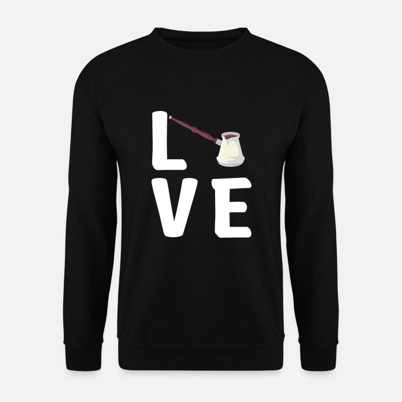 Turkish Coffee Cezve Design - Unisex Sweatshirt - black