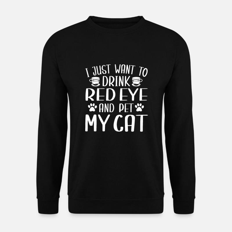 Red Eye Kaffee - Unisex Pullover - Schwarz