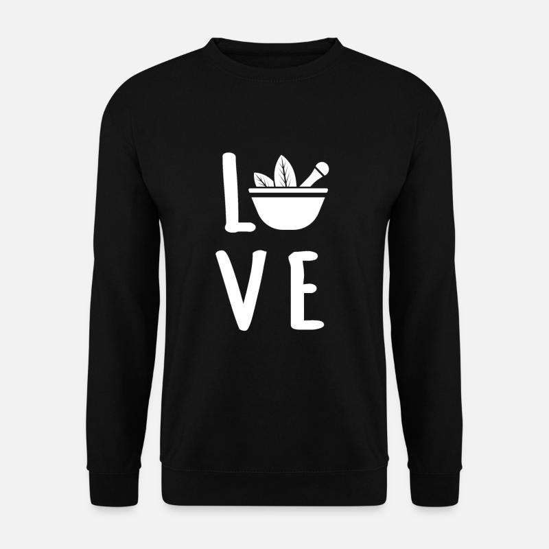 I love herbs - Unisex Sweatshirt - black