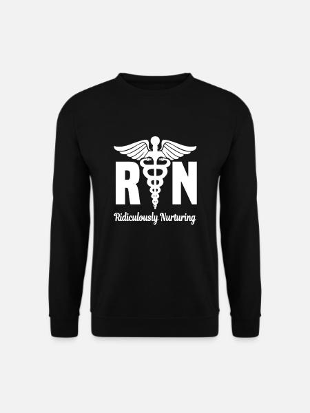 Funny Registered Nurse - Unisex Sweatshirt - black