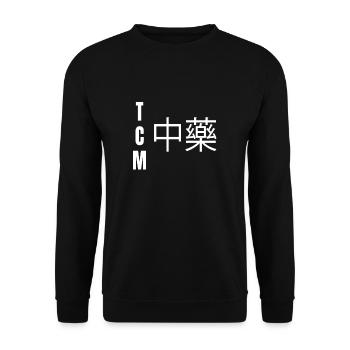 TCM - Unisex Sweatshirt - black - Front - Alina (178cm) & Michal (187cm)
