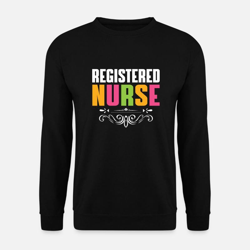 Equipement d’infirmière Rn Soins infirmiers - Sweat-shirt Unisexe - noir