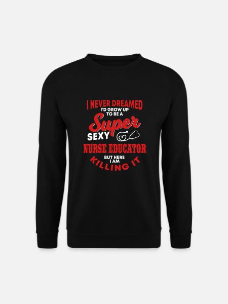 Humour d’infirmière instructrice - Sweat-shirt Unisexe - noir