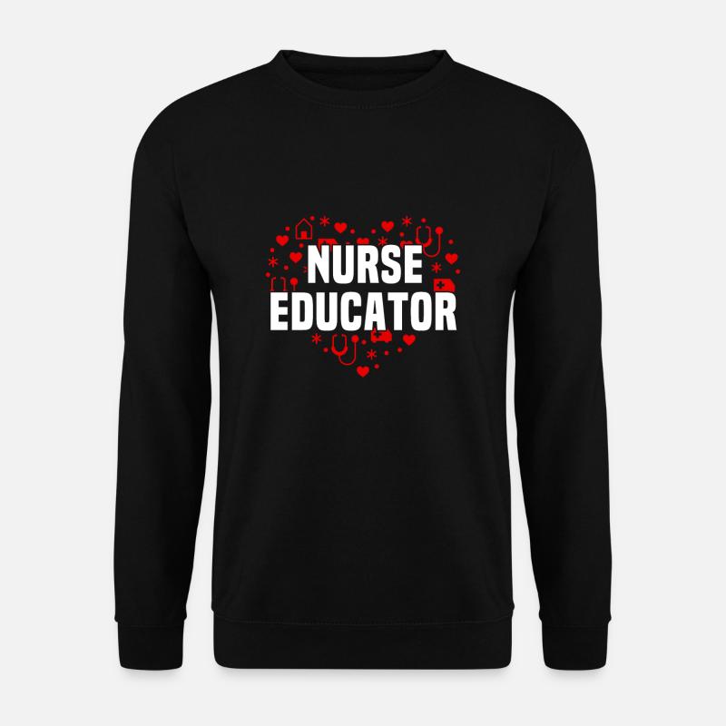 Infirmière instructrice - Sweat-shirt Unisexe - noir
