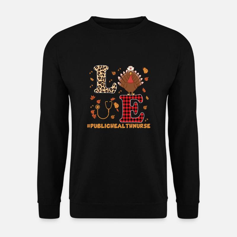 Public Service Nurse - Unisex Sweatshirt - black