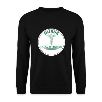 Infirmière en pratique avancée - Sweat-shirt Unisexe - noir - Devant - Alina (178cm) & Michal (187cm)