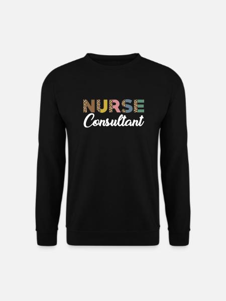 Cute Nurse Consultant - Unisex Sweatshirt - black