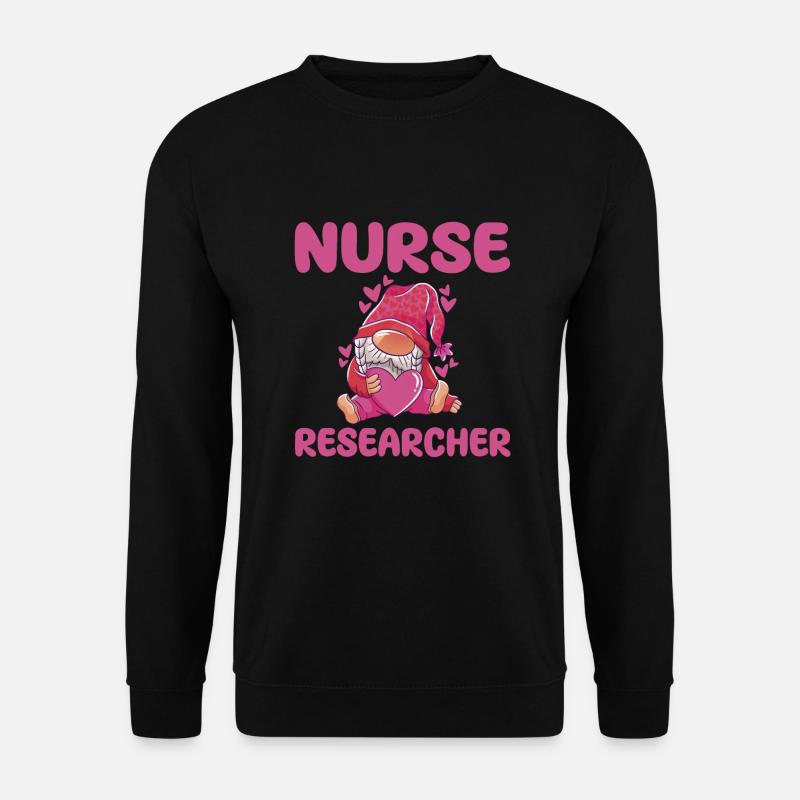 Chercheuse en soins infirmiers - Sweat-shirt Unisexe - noir