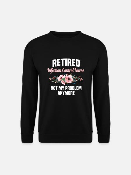 Pensionierte Hygiene Krankenschwester - Unisex Pullover - Schwarz