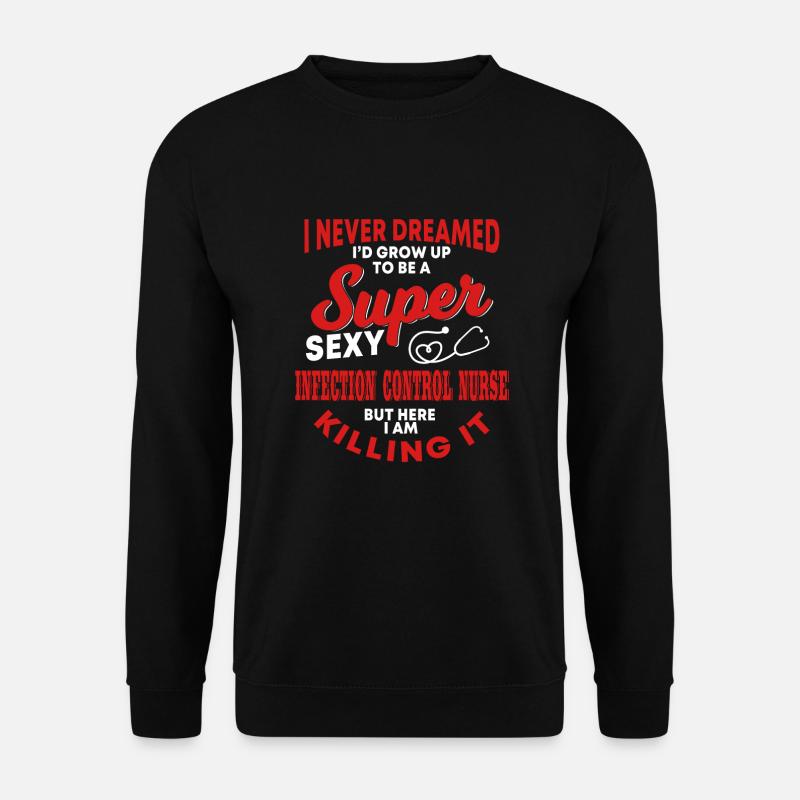 Lustige Hygiene Krankenschwester - Unisex Pullover - Schwarz