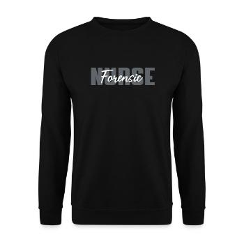 Soins médico-légaux - Sweat-shirt Unisexe - noir - Devant - Alina (178cm) & Michal (187cm)