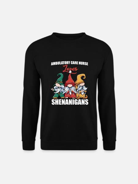 Infirmière ambulatoire de la Saint-Patrick - Sweat-shirt Unisexe - noir