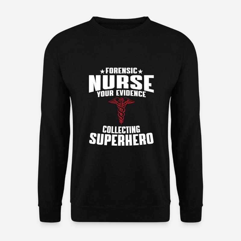 Forensische Krankenschwester Geschenk - Unisex Pullover - Schwarz