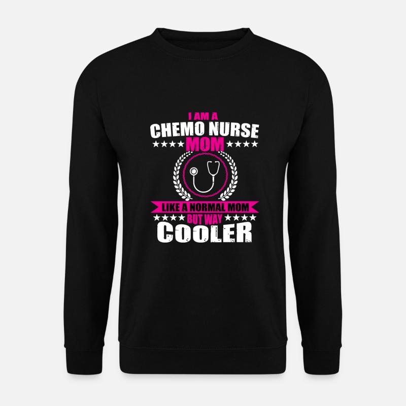 Chemo Krankenschwester Mama Outfit Muttertag - Unisex Pullover - Schwarz