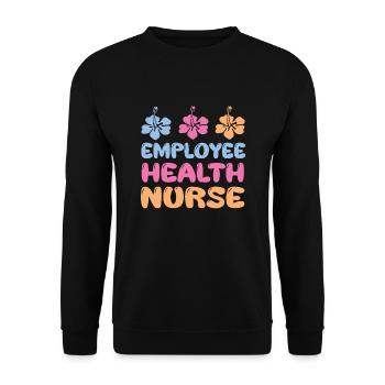 Infirmière d’entreprise - Sweat-shirt Unisexe - noir - Devant - Alina (178cm) & Michal (187cm)
