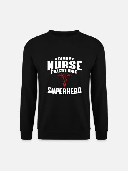 Family Nurse Superhero - Unisex Sweatshirt - black