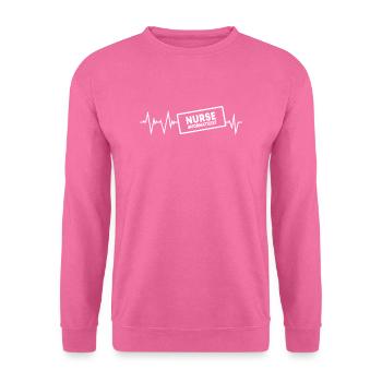 Pflegeinformatiker Herzschlag Design - Unisex Pullover - Pink - Vorne