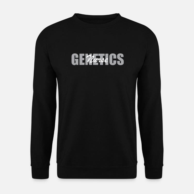 Genetik Krankenschwester Design - Unisex Pullover - Schwarz