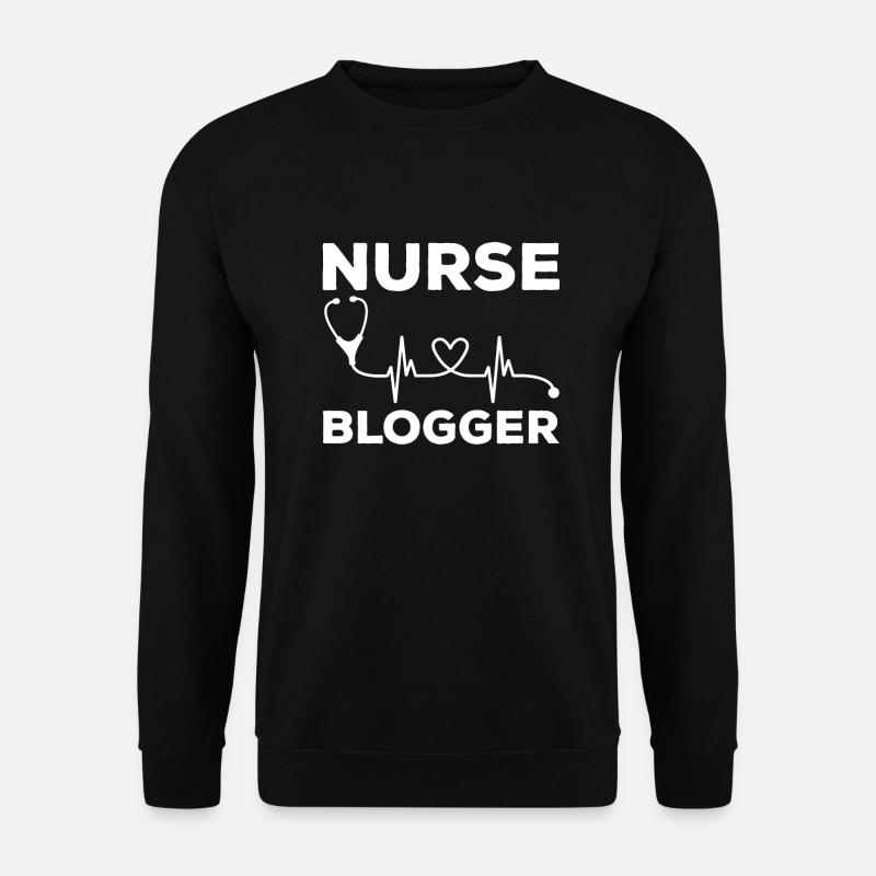 Krankenschwester Blogger - Unisex Pullover - Schwarz