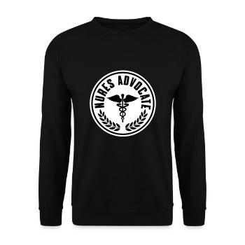 Funny rehab team St. Patrick's Day - Unisex Sweatshirt - black - Front - Alina (178cm) & Michal (187cm)