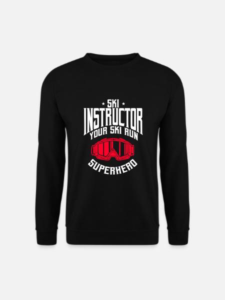 Lustiges Skilehrer Geschenk - Unisex Pullover - Schwarz
