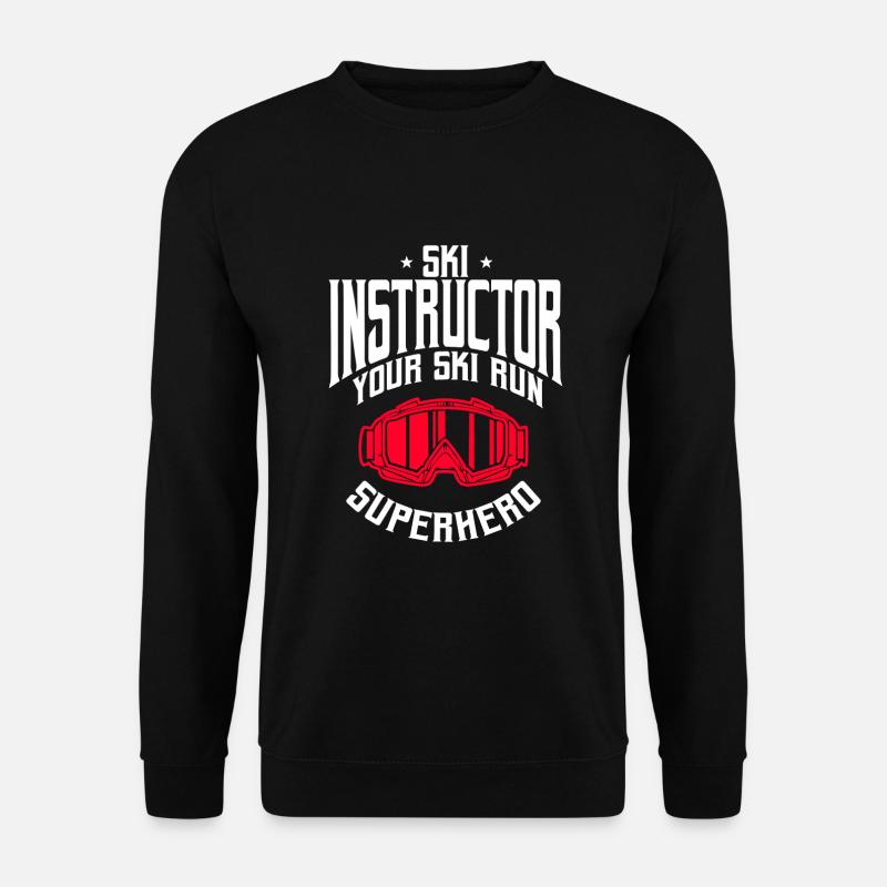 Lustiges Skilehrer Geschenk - Unisex Pullover - Schwarz
