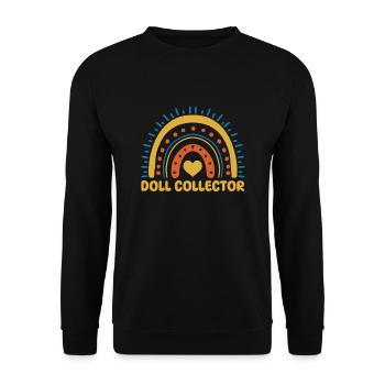 Mignon Poupée Collector Boho Rainbow - Sweat-shirt Unisexe - noir - Devant - Alina (178cm) & Michal (187cm)