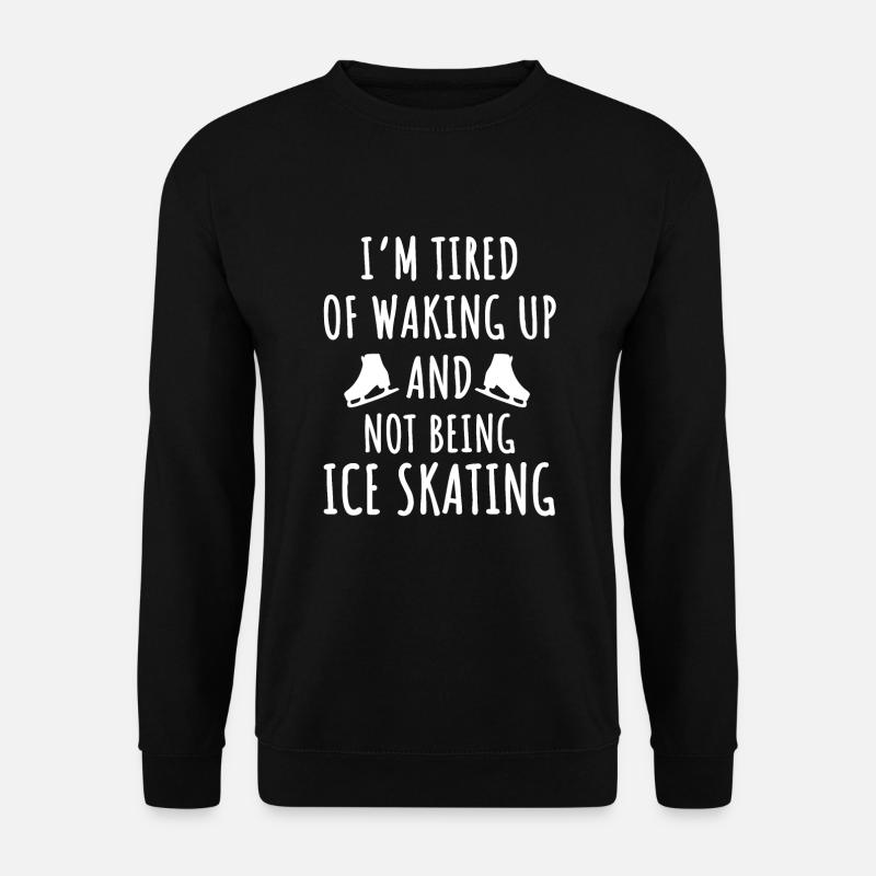 Lustiges Eiskunstlaufen Geschenk - Unisex Pullover - Schwarz